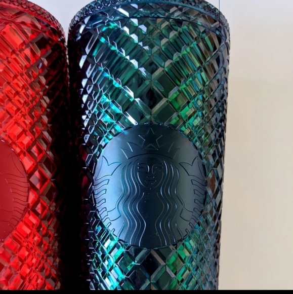 Starbucks Tumbler Cold Cup Trio Set Holiday 2021 Jeweled - Picture 8 of 10